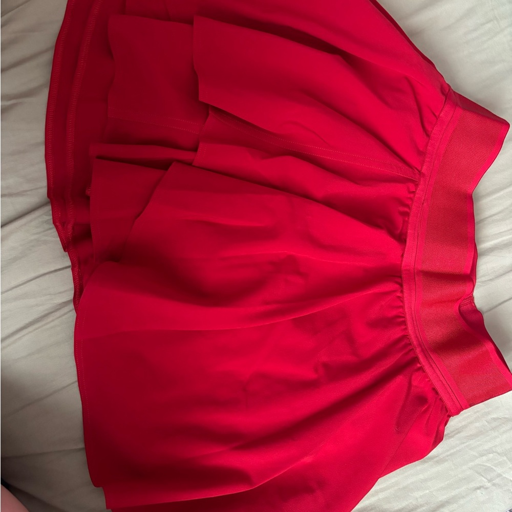 lululemon athletica Red Skirt size 2